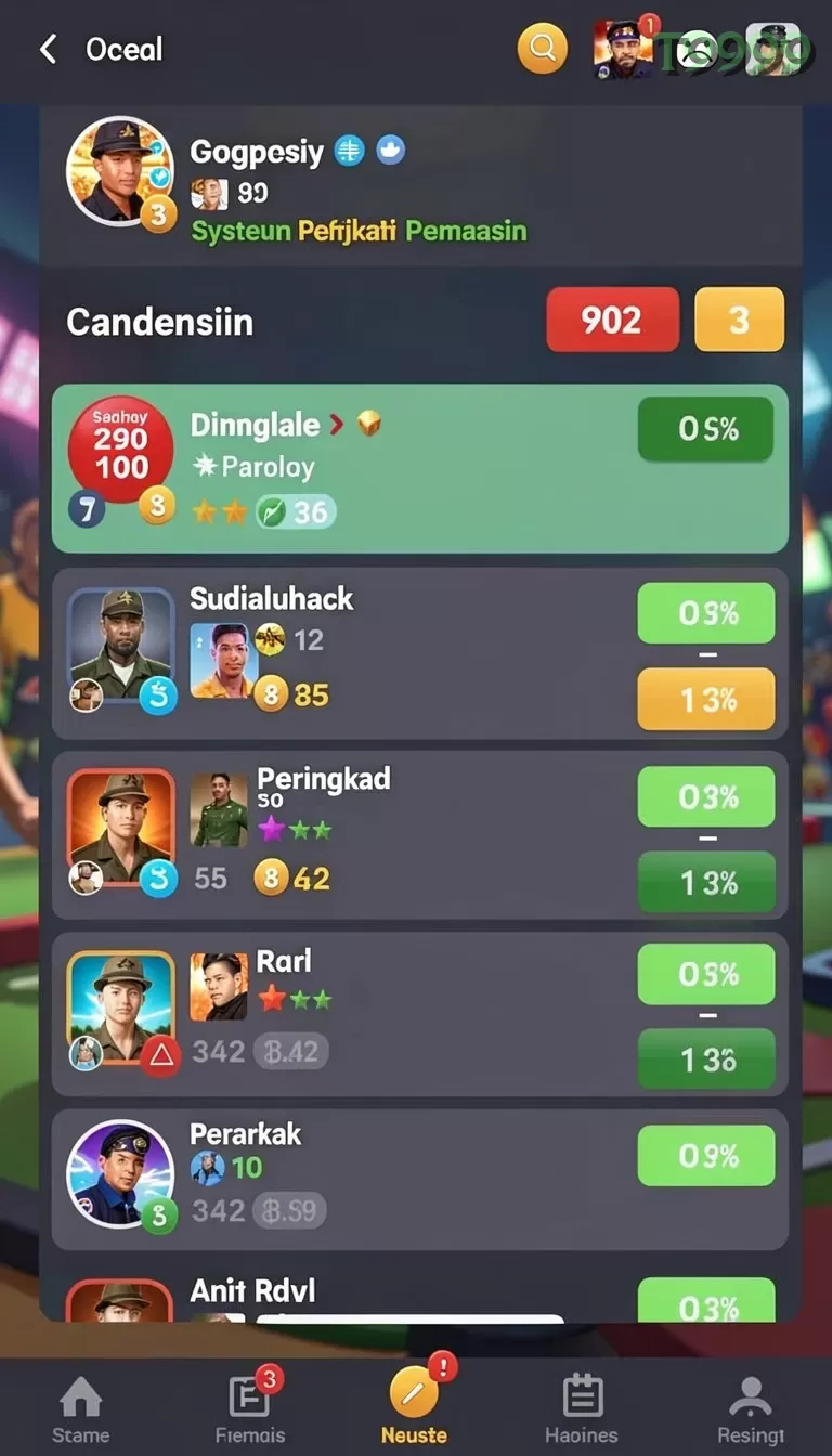 Cuplikan layar GGG888 — halaman utama
